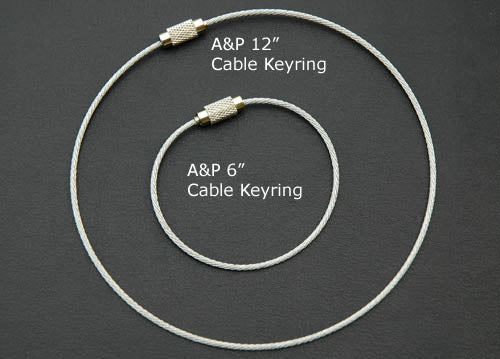 EDC A&P Mechanics Wire Key Ring   