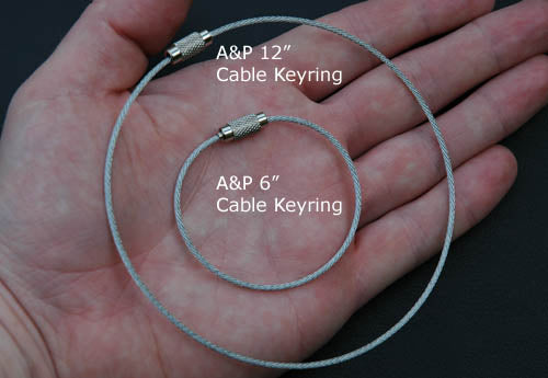 EDC A&P Mechanics Wire Key Ring   