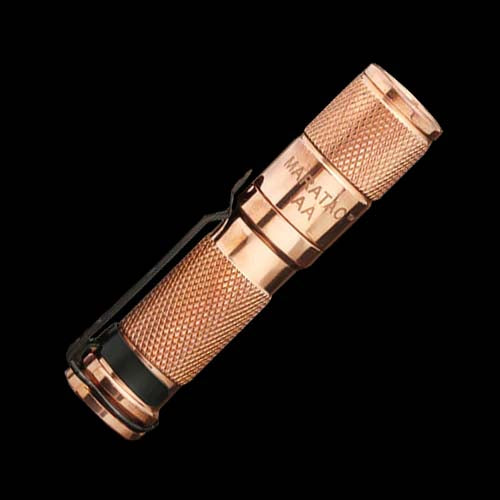 Maratac TPF AAA Copper Flashlight Titanium AAA Flashlight by
