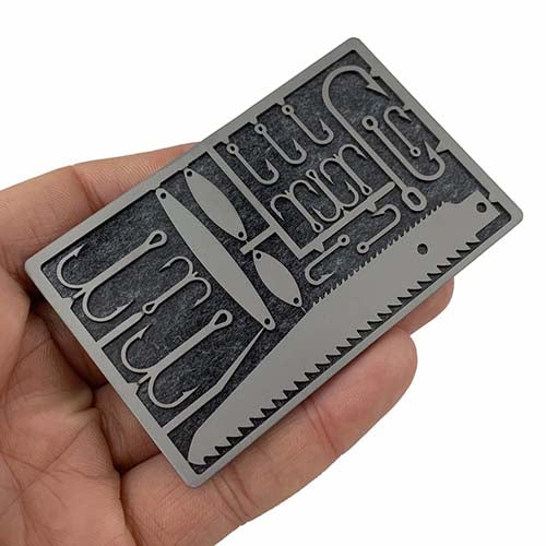 CountyComm Survival Titanium Fishing Card   