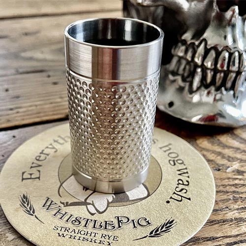 CountyComm Big Shot Titanium 2oz Shot Glass   