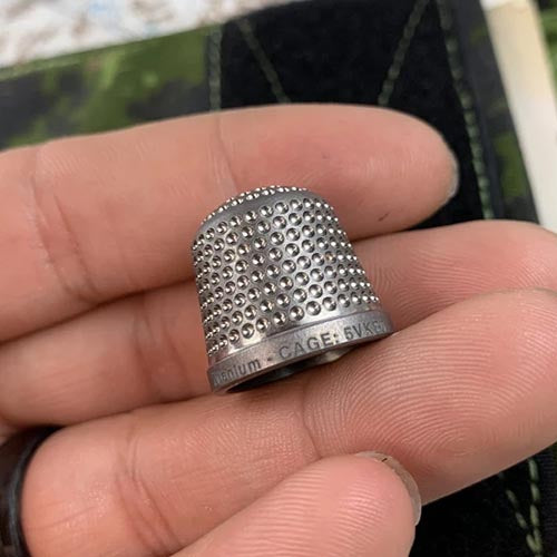 CountyComm Indestructible Thimble by Maratac Titanium  