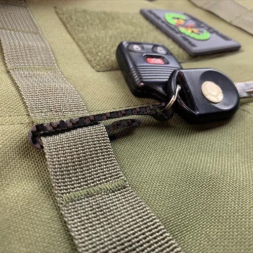 CountyComm Key Amigo Carbon Fibre Key Clip   