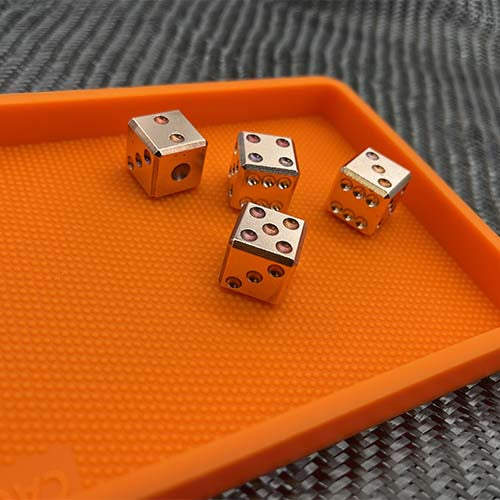 CountyComm Pair-A-Dice Copper Dice Set   