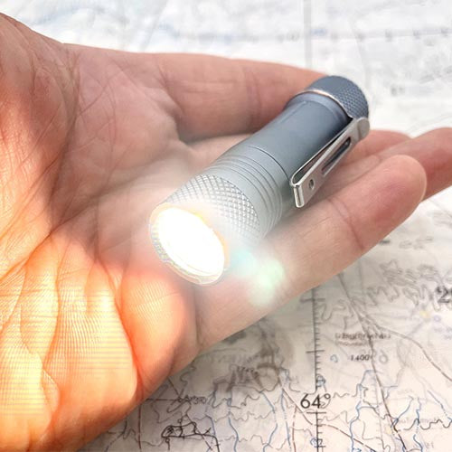 CountyComm Compact Tri Flood 14500 LED Flashlight   