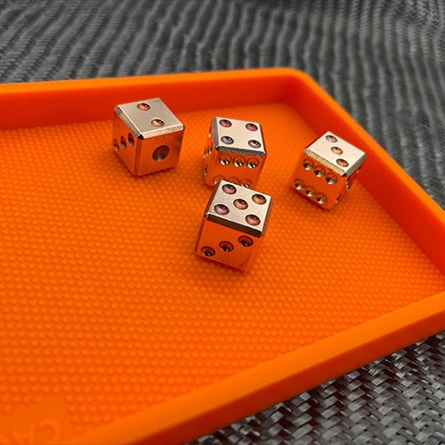 CountyComm Pair-A-Dice Brass Dice Set   