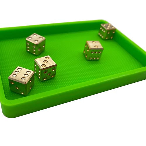 CountyComm Pair-A-Dice Brass Dice Set   