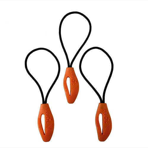 CountyComm Slim Grip Zipper Pulls 3-pack Orange  