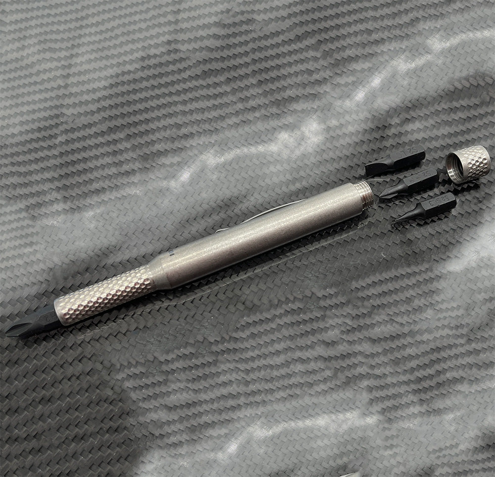 CountyComm Maratac 1/4" Pen Driver Titanium   