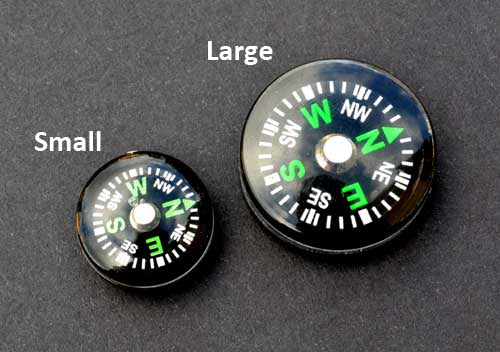 BCB Explorer Button Compass Large 20mm  