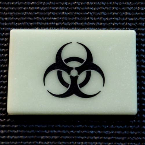 TEC Accessories BEACON Embrite BIOHAZARD GID Morale Patch (Green)   