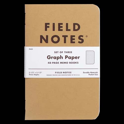 Field Notes Original - Graph (Pack of 3)