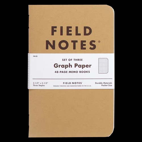 Field Notes Original - Graph (Pack of 3)   