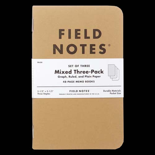 Field Notes Original - Mixed (Pack of 3)   