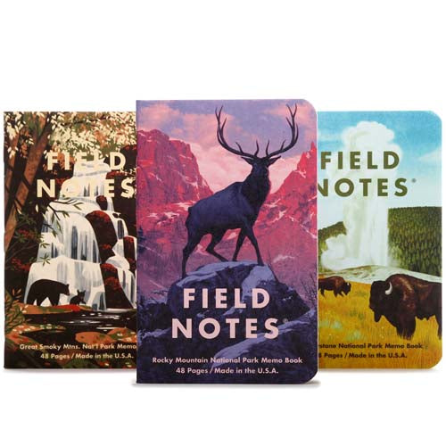Field Notes National Parks (3-Packs) Pack C  