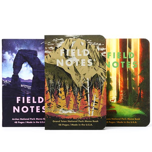 Field Notes National Parks (3-Packs) Pack D  