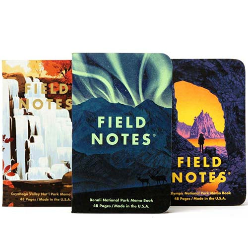 Field Notes National Parks (3-Packs) Pack E  