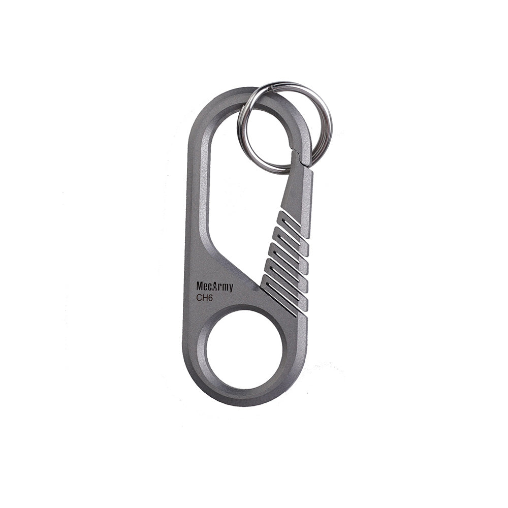 MecArmy CH6 Mini Titanium Carabiner/Keyring   