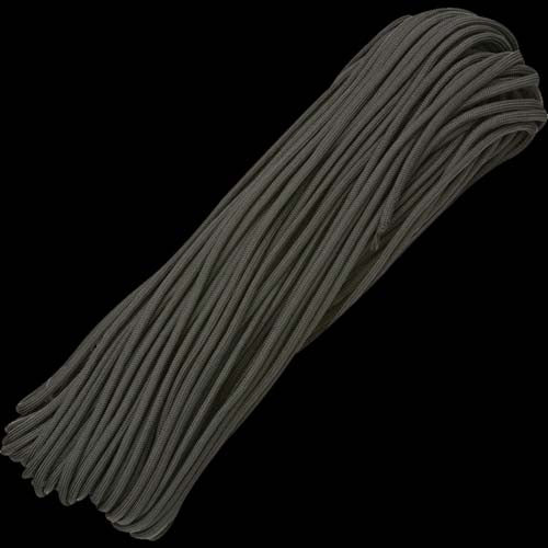 Atwood-Rope 550 Paracord - Black - 100ft (30m)   