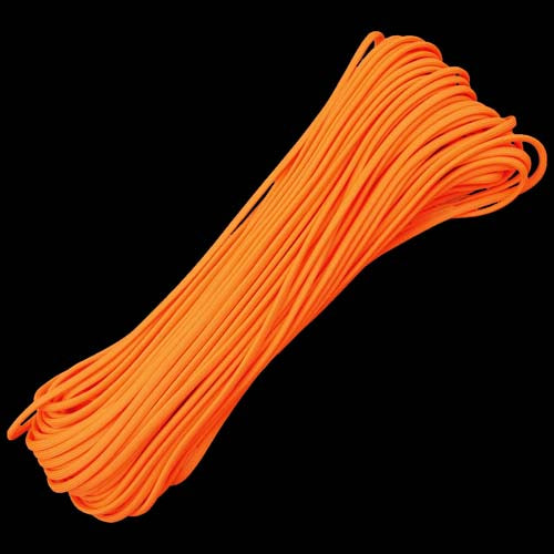 Atwood-Rope 550 Paracord - Neon Orange - 100ft (30m)   