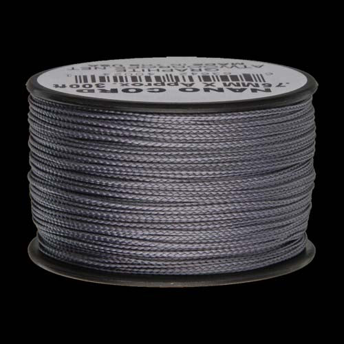 Atwood-Rope Nano Cord 0.75mm - Graphite 50ft (length)   