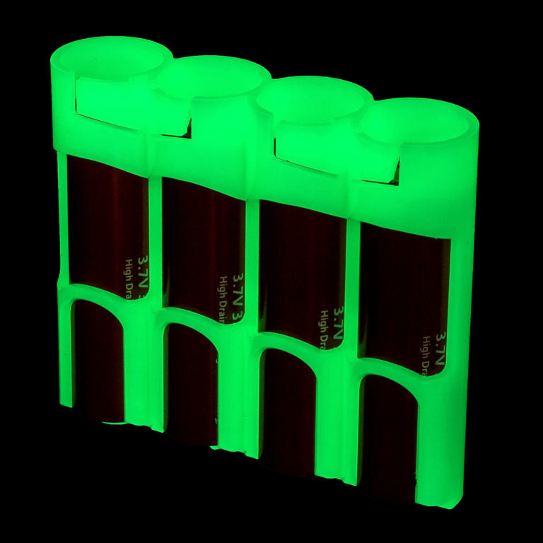 Powerpax Storacell Battery Caddy 4 x 18650 Moonshine Glow In Dark  