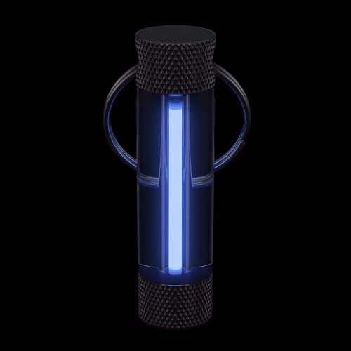 Firefly MegaGlow Tritium Marker Fob Ice-Blue Tritium  