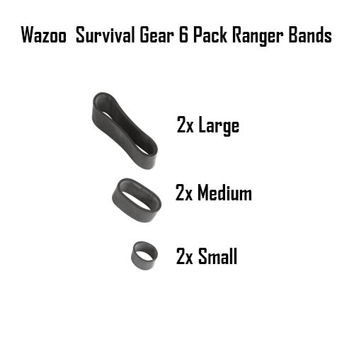 Wazoo Ranger Bands (6 pack)   